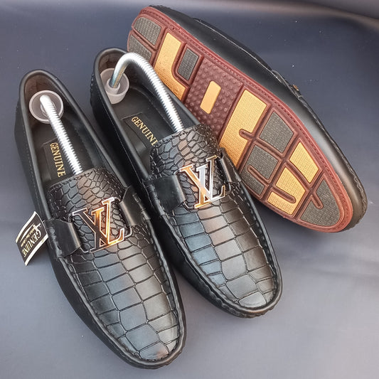 LV-Pocket Loafers Black