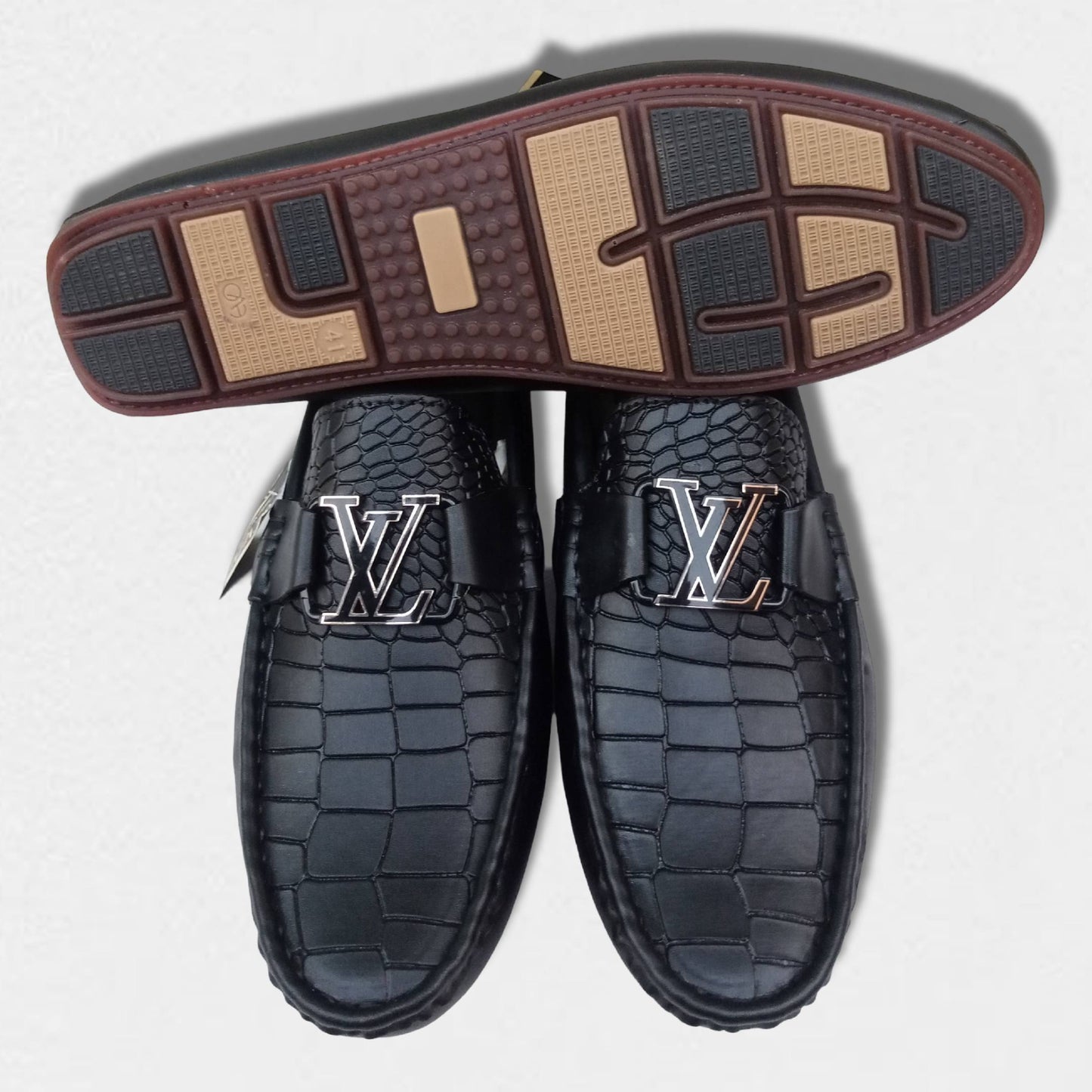 LV-Pocket Loafers Black